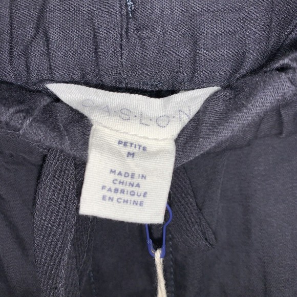 Womens Size MP Caslon Track Style Pants Cotton Blend Grey NWT - Picture 2 of 6